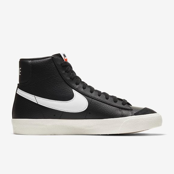 NIB Nike Blazer Mid 77 Vintage Black White Sail - Picture 3 of 12